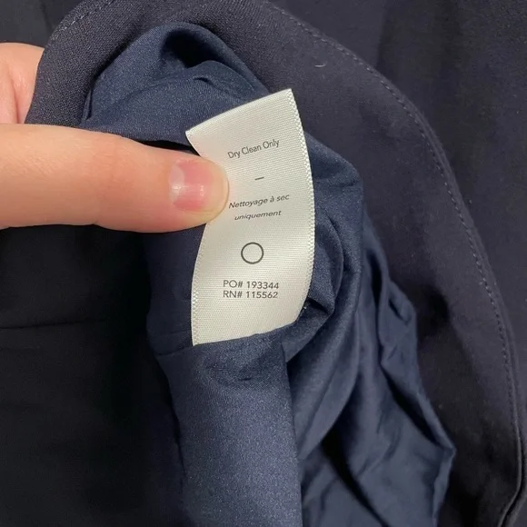 LIKELY Navy Alia Favorite Stretch Puff Sleeve Fit & Flare Dress - 10 - Picture 8 of 9